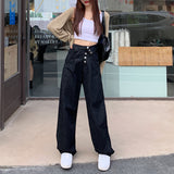 ウエストデザインデニム