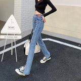 センターラインスリットデニム