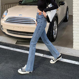 センターラインスリットデニム