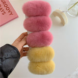 ふわふわリアルファーヘアクリップ