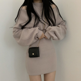 オフショルツーピースワンピース