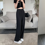 ハイウエストストレートカラーパンツ