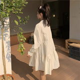 トリオフラワーシャツワンピース