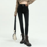 ハイウェストスキニーデニム