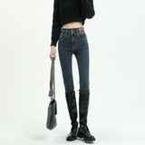 ハイウェストスキニーデニム