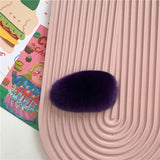 ふわふわリアルファーヘアクリップ