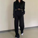 クロップドジャケットセットアップ