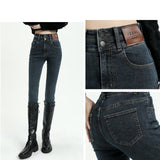 ハイウェストスキニーデニム