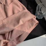 インナーパンツ付きカラーデニムスカート