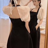 オーガンジースリーブワンピース