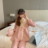 裾レースルームウェア