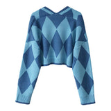 ブルーアーガイルカーディガン/ボレロ