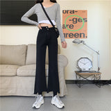 アシメデザインカットオフデニム