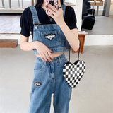 スプリットデニムセットアップ