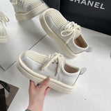 ストライプライン厚底スニーカー