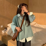 淡色ニットベストセット