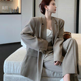 オーバージャケット&センタースリットパンツセットアップ【単品販売】