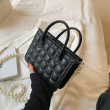 キルティングボックスバッグ