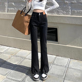 センターラインスリットデニム