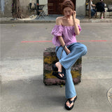 オフショルダーブラウス