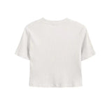 アシメデザインリブトップス