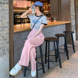 ツータックピンクパンツ