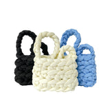 【7色展開】もこもこ手編みショルダーバッグ