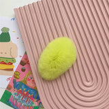 ふわふわリアルファーヘアクリップ