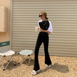 ハイウエストフレアデニム