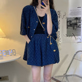 ジャガードデニムセットアップ