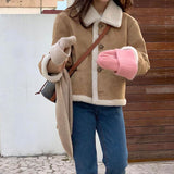 ボアスエードジャケット