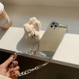 ミラーベアドールチェーンiPhoneケース