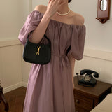 オフショルダーワンピース