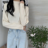 【19色展開】ベーシックハイネックトップス