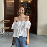 オフショルダーブラウス