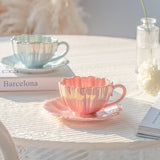 オパールフラワーマグカップ&ソーサー