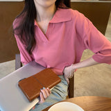 ポロ襟サマーニット