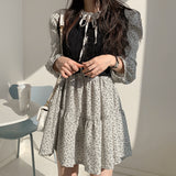 ルーズフローラルワンピース