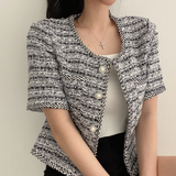 ツイードノーカラージャケット