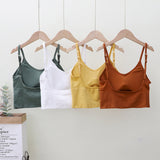 カップ付きキャミソール