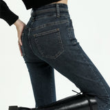 ハイウェストスキニーデニム