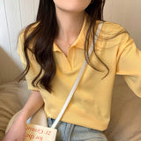 ポロ襟サマーニット