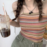 カラーボーダーキャミソール