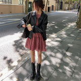 クラシックフラワーワンピース