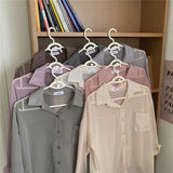 【8色展開】サンカットシースルーシャツ