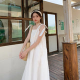 ショルダーリボンワンピース