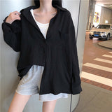 【6色展開】ベーシックシアーシャツ