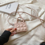 キルティングボックスバッグ