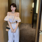 オフショルダートップスセット