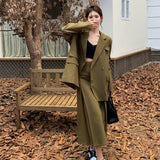 オーバージャケット+ロングスカートセットアップ